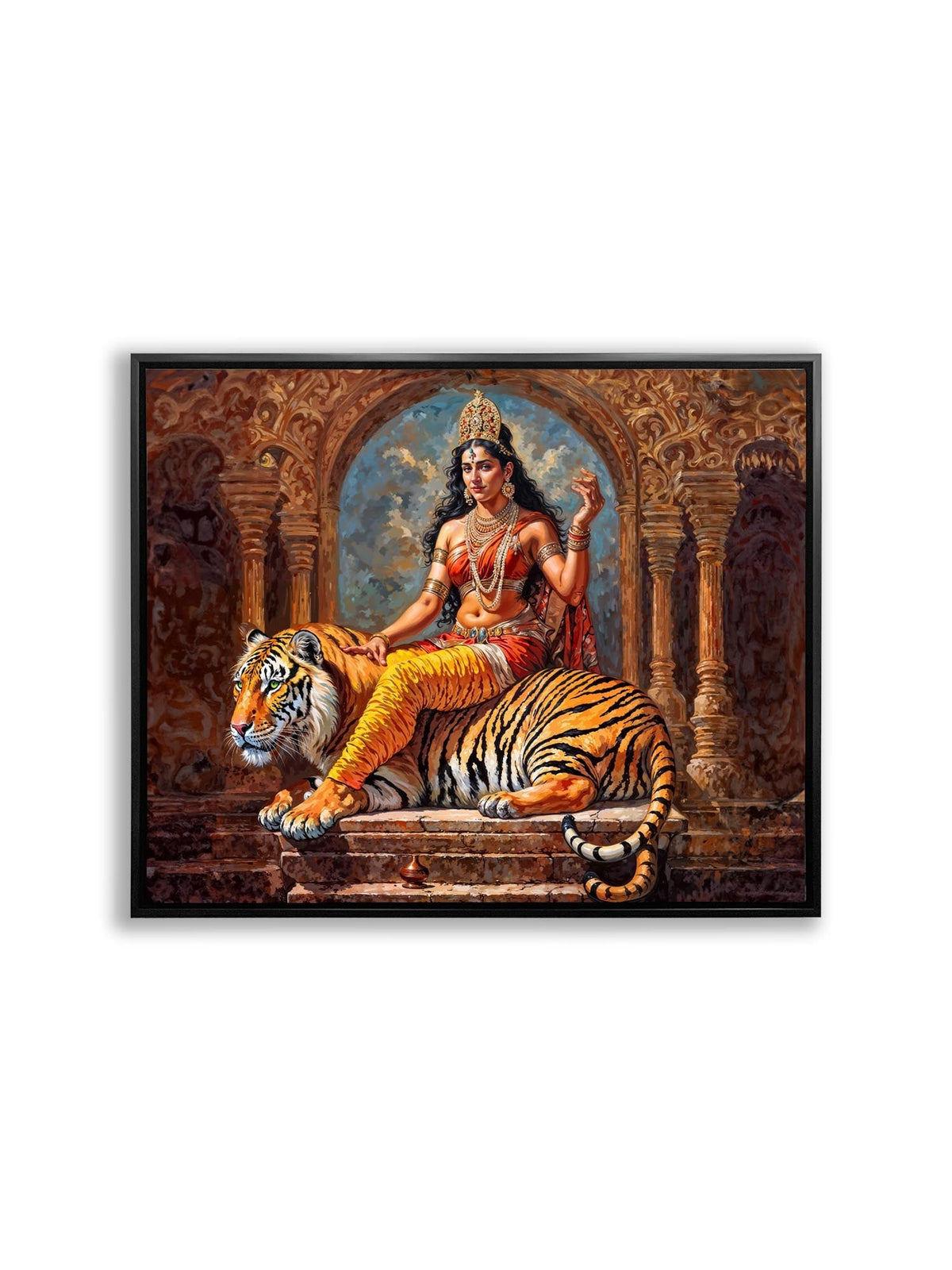 Wall Art -Parvati Canvas Print -Indian Art