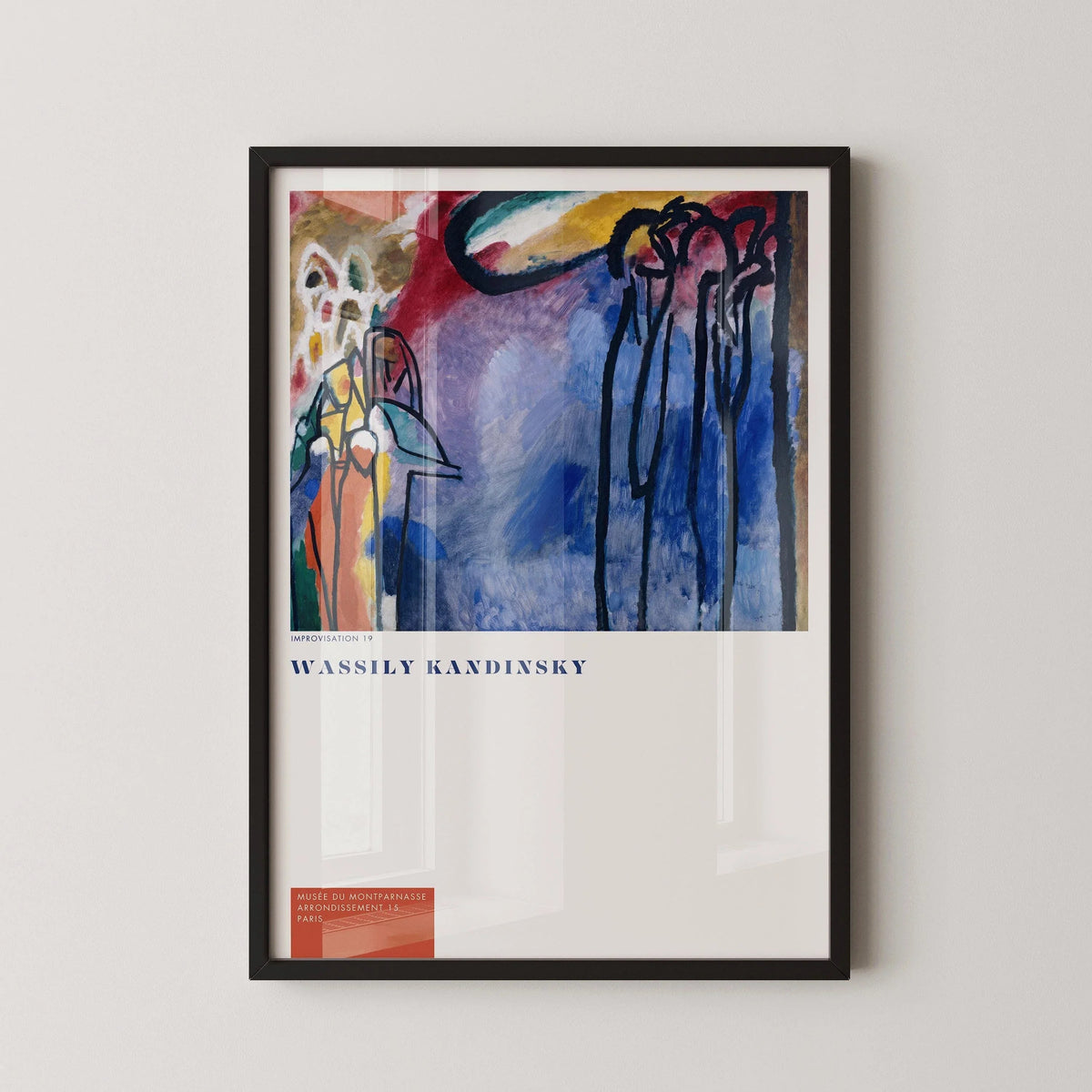 Wassilly Kandinsky - Improvisation 19 | Famous Modern Abstract Art (available handframed or unframed)