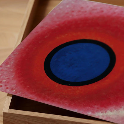 Impression Kandinsky Bauhaus : Cercle bleu, Giclée d'art moderne du milieu du siècle