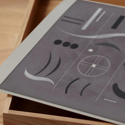Impression d'art Kandinsky Bauhaus : Giclée moderne du milieu du siècle sur papier de gravure allemand