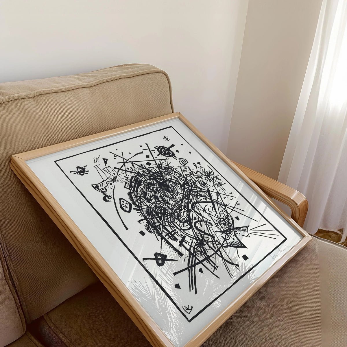 Kandinsky Bauhaus Print: Small Worlds 8, Mid-Century Modern Art
