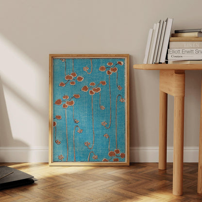 Vintage Japanese Botanical Art Print: Shin Bijutsukai Vine Illustration
