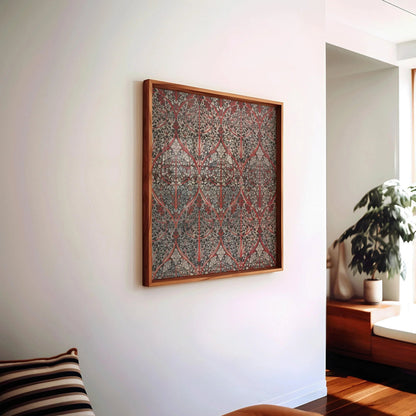 Vintage Botanical Print: Broadbean Pattern Giclee Art (Framed Option)